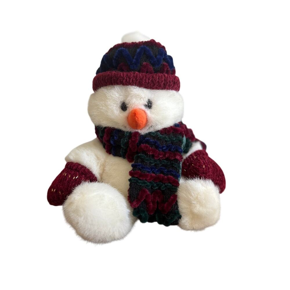 DanDee Collector's Choice Vintage Adorable Sitting Snowman EUC